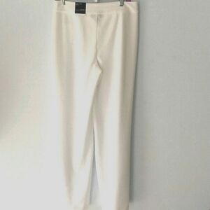 INC Heritage Wide Leg Bright White Pants Size 6